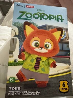 Miniso Disney Zootopia Series Vinyl Plush single sealed blind box
